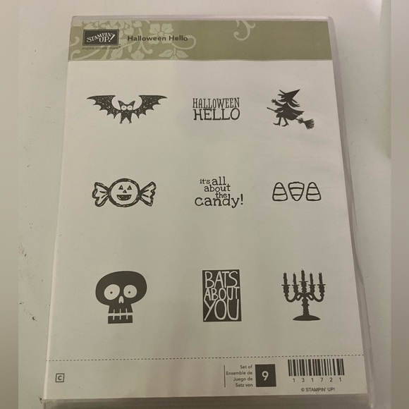Stampin' Up! Halloween Hello Stamp Set - Picture 1 of 2